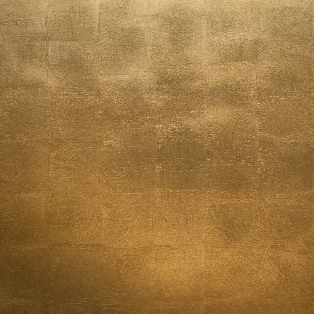 Gold Leafing | Gilding decorative wall finish sample