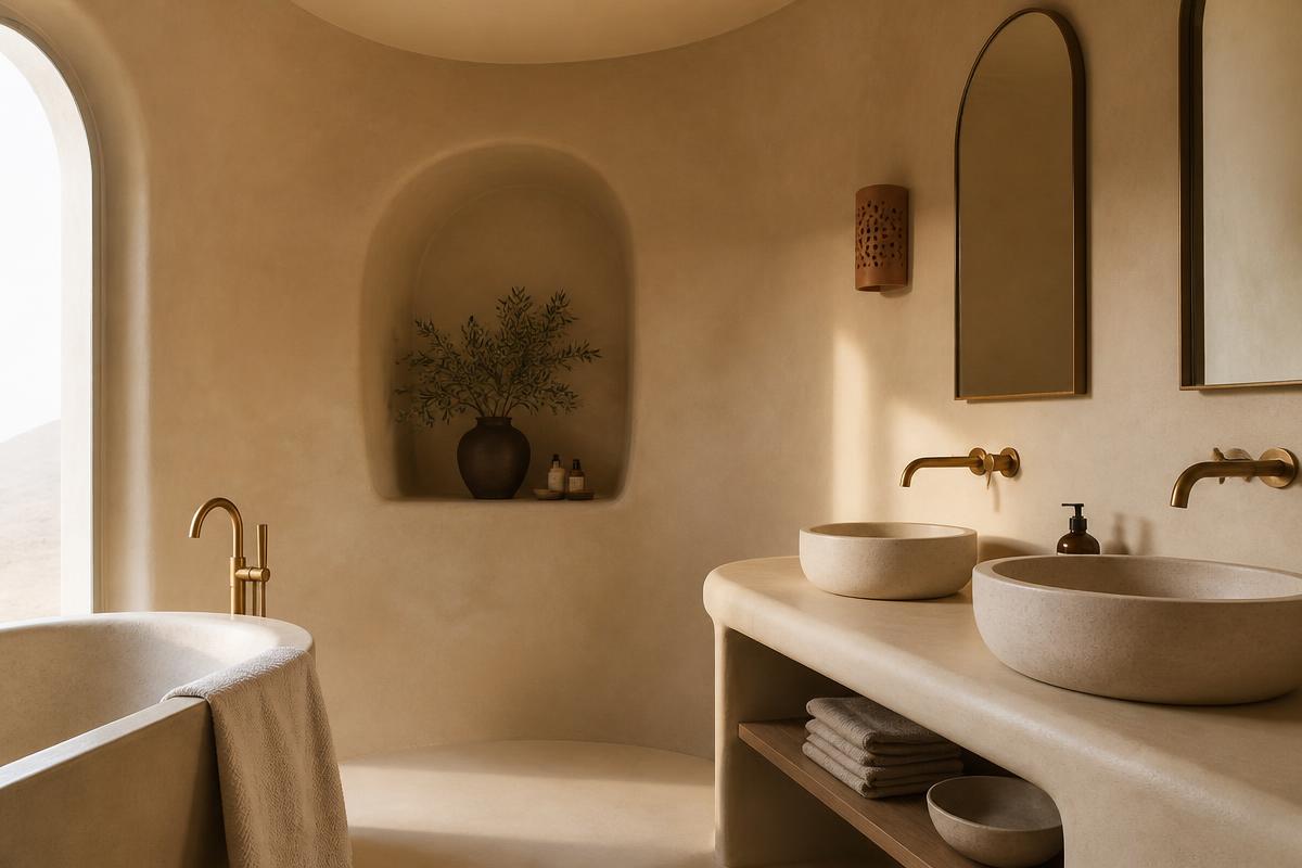 Tadelakt: Soft Curves and Waterproof Skin